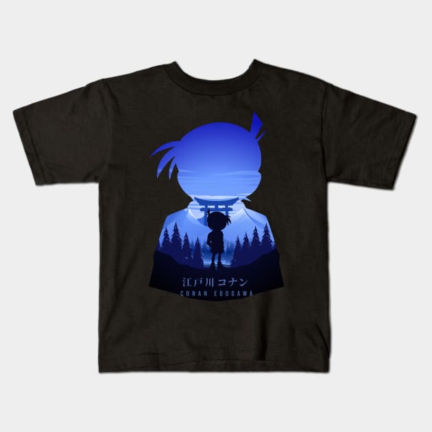 Conan Edogawa Kids T-Shirt by The Artz